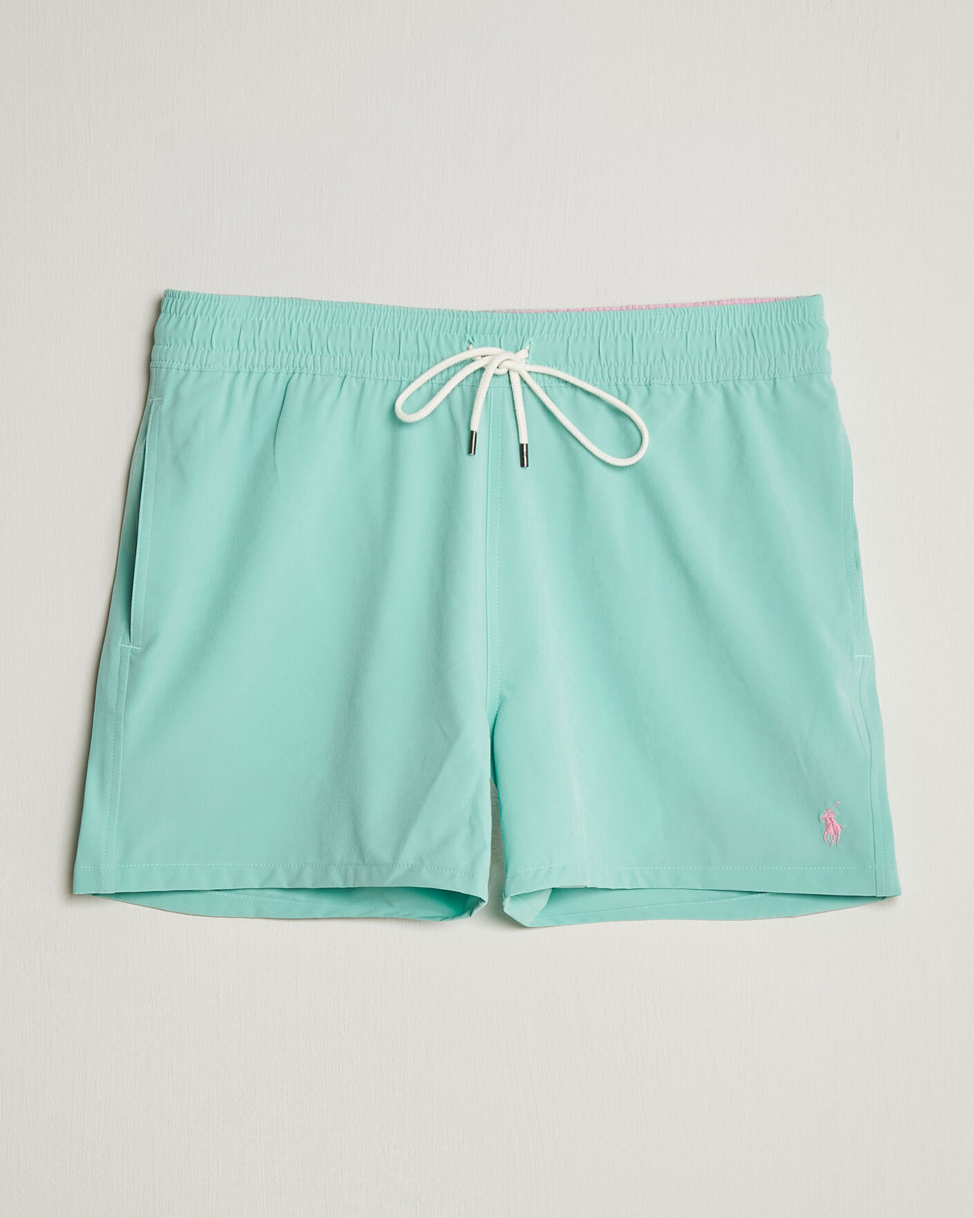 Heren | Zwembroek | Polo Ralph Lauren | Traveler Slim Trunk Celadon