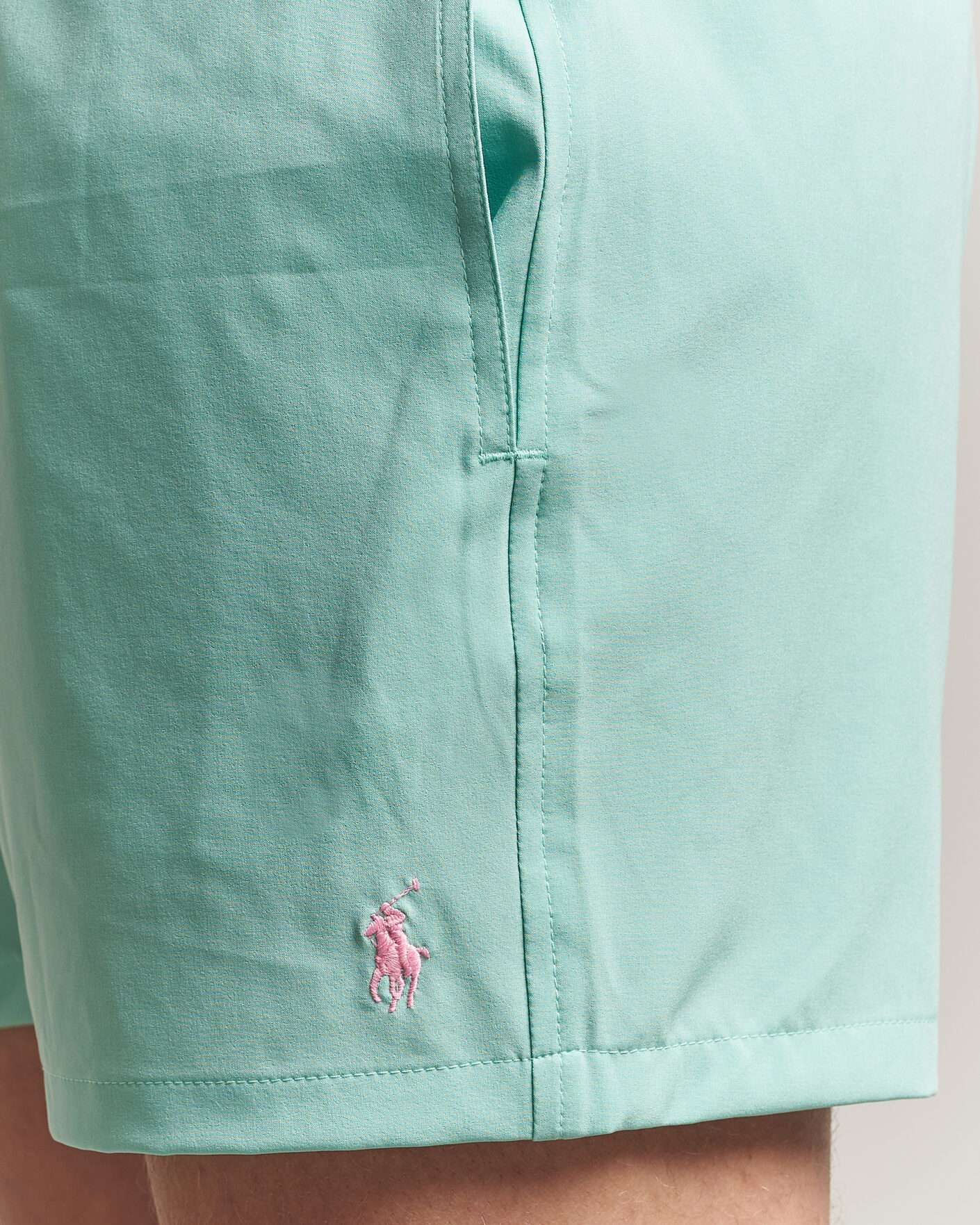 Heren | Zwembroek | Polo Ralph Lauren | Traveler Slim Trunk Celadon
