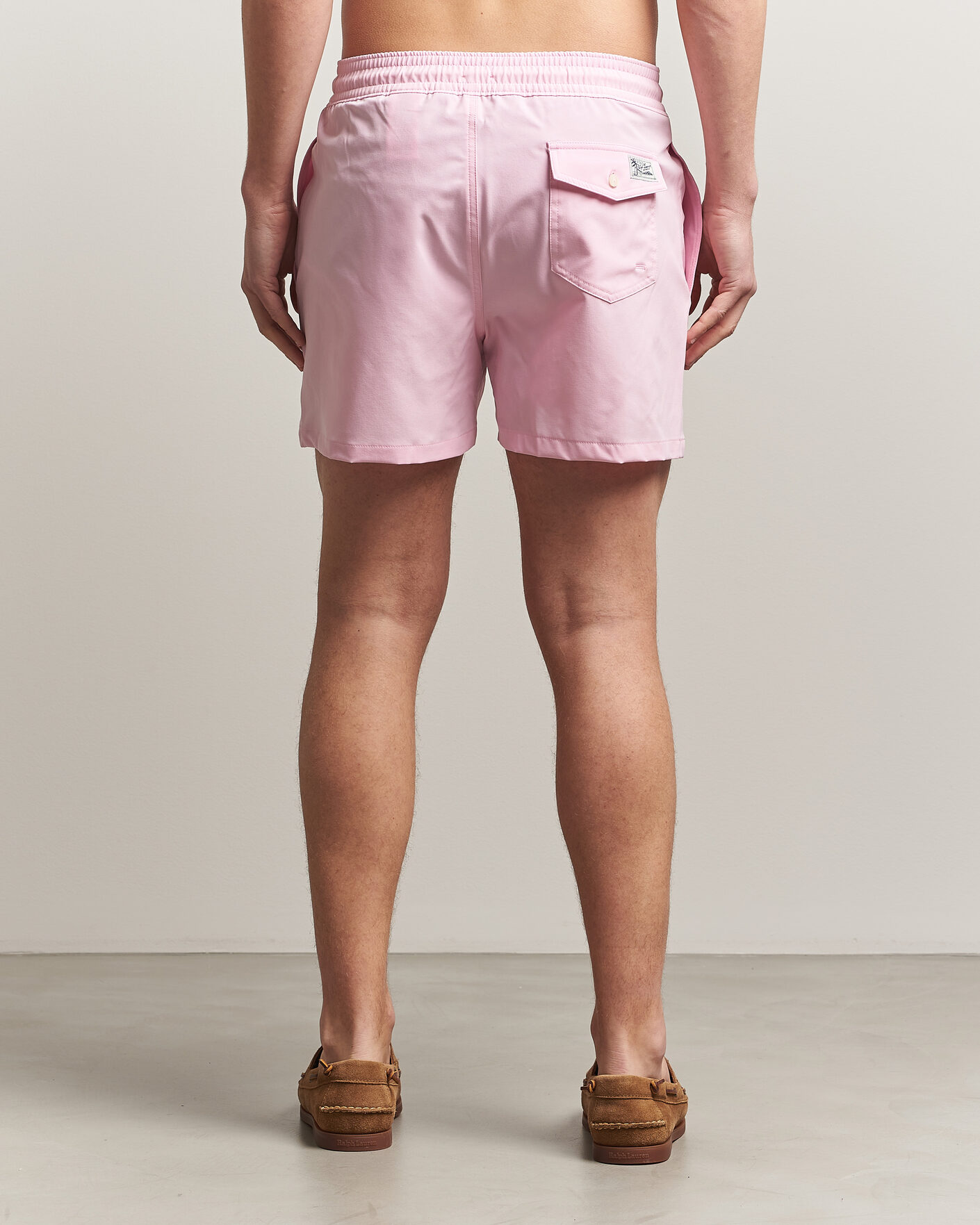 Heren | Zwembroek | Polo Ralph Lauren | Traveler Slim Trunk Pink
