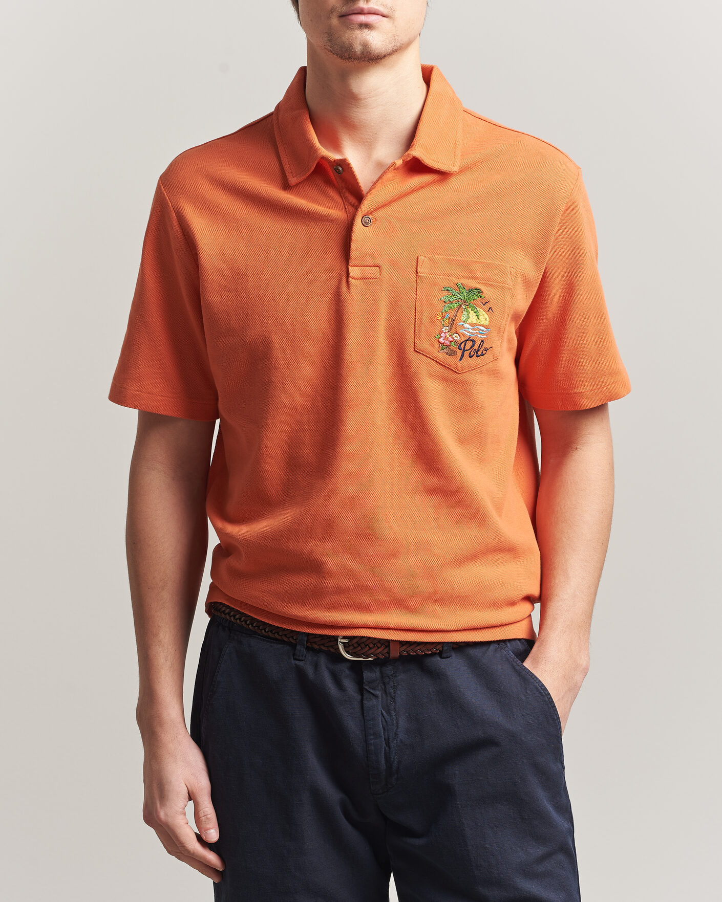 Heren | Polo's | Polo Ralph Lauren | Classic Fit Pocket Polo Solar Sky