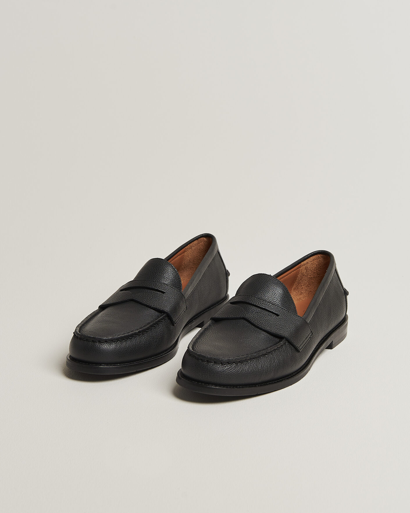 Heren | Instappers | Polo Ralph Lauren | Alston Penny Loafer Black Pebble Calf