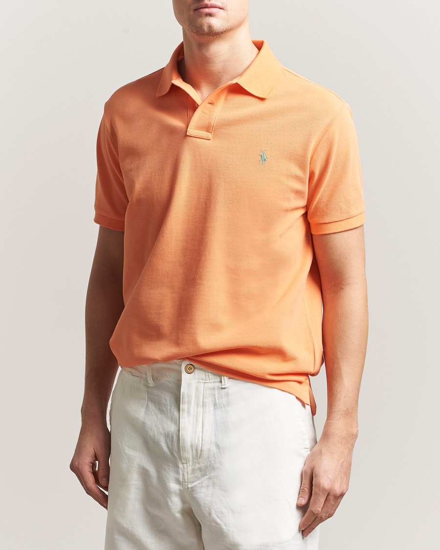 Heren | Polo's | Polo Ralph Lauren | Custom Slim Fit Polo Pompano Orange
