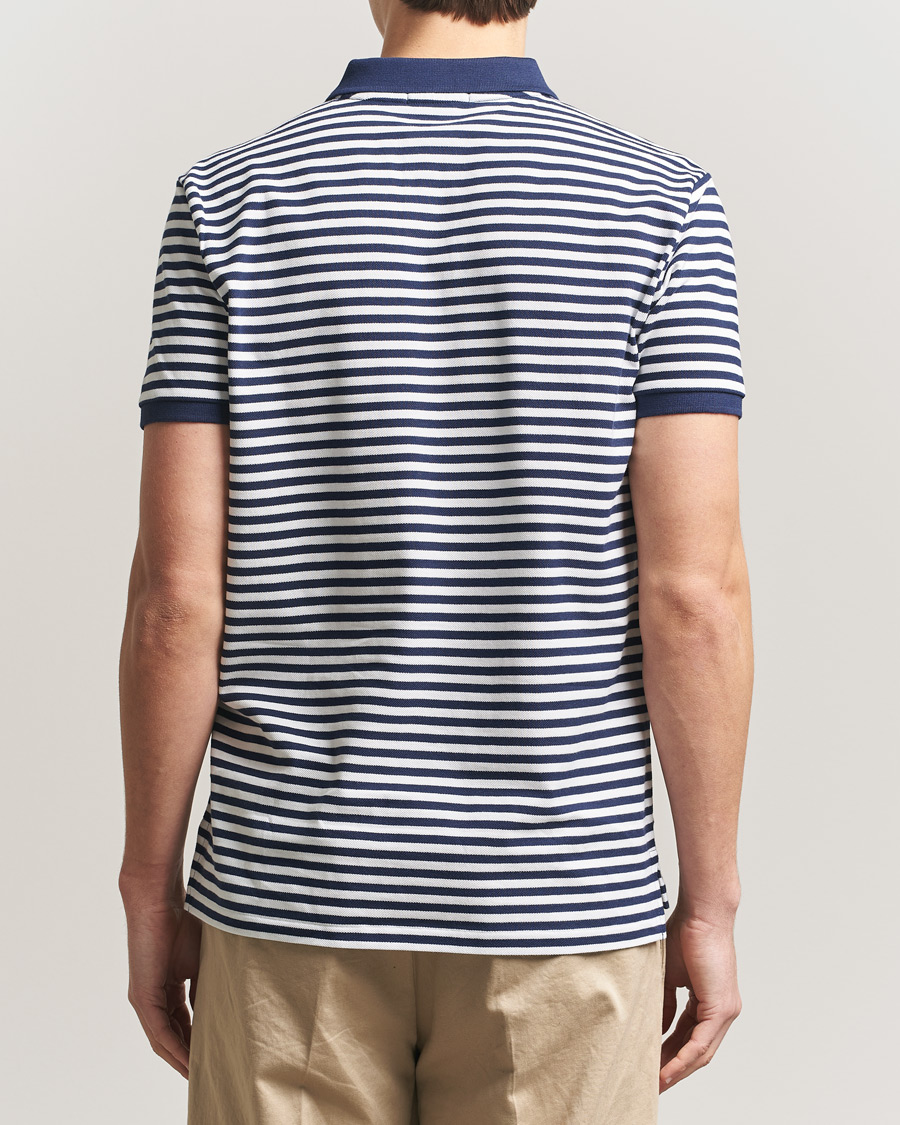 Heren | Polo's | Polo Ralph Lauren | Custom Slim Fit Striped Polo Navy/White