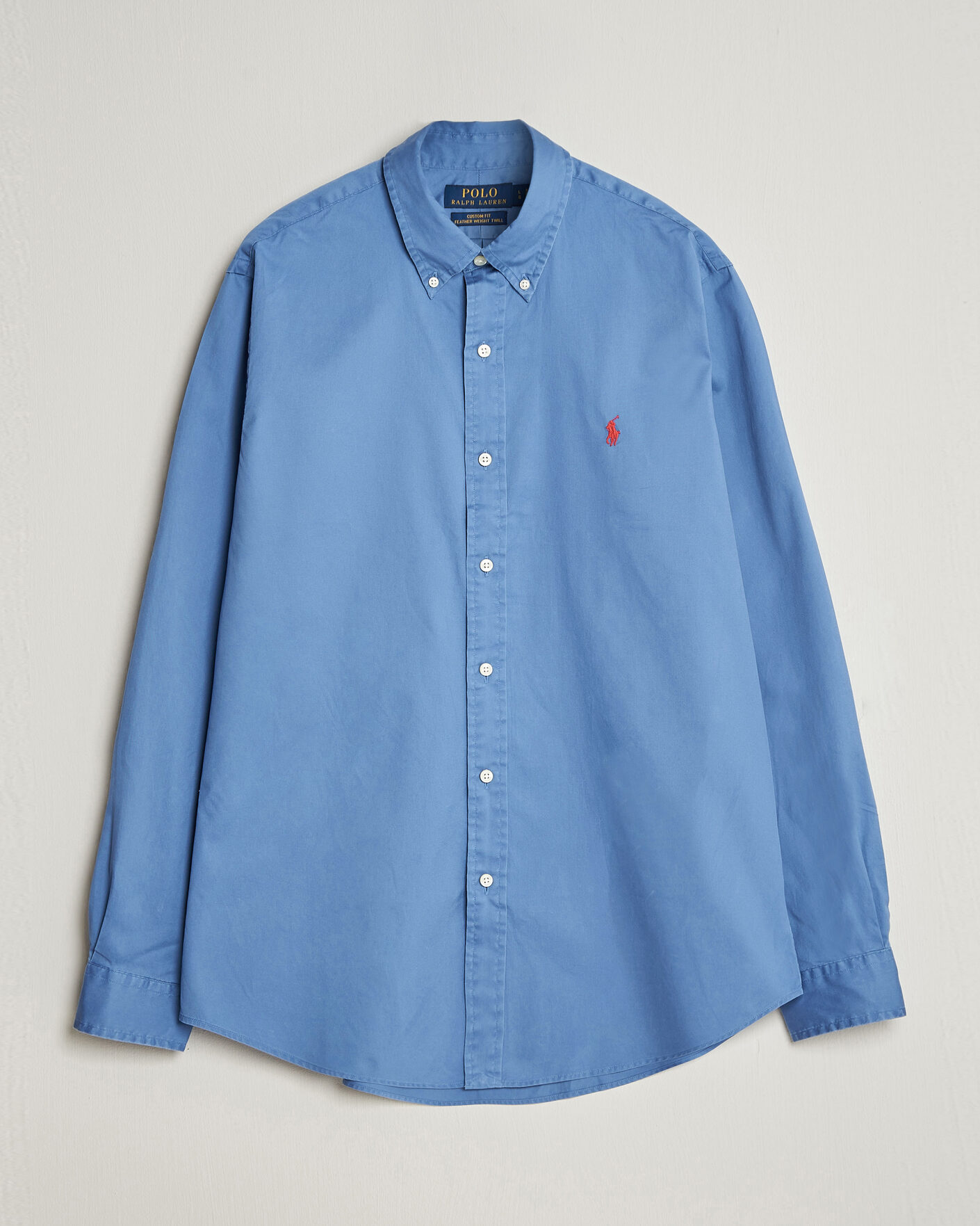 Heren | Overhemden | Polo Ralph Lauren | Custom Fit Garment Twill Shirt Nimes Blue