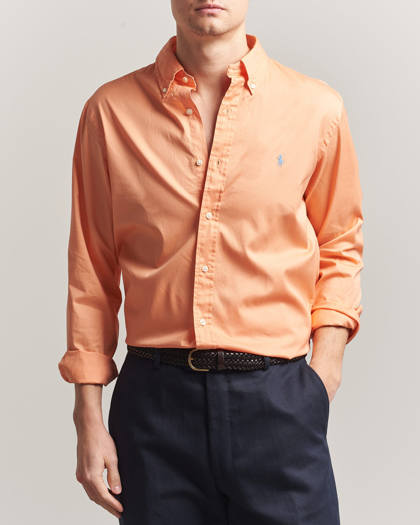 Heren | Overhemden | Polo Ralph Lauren | Custom Fit Garment Twill Shirt Poppy