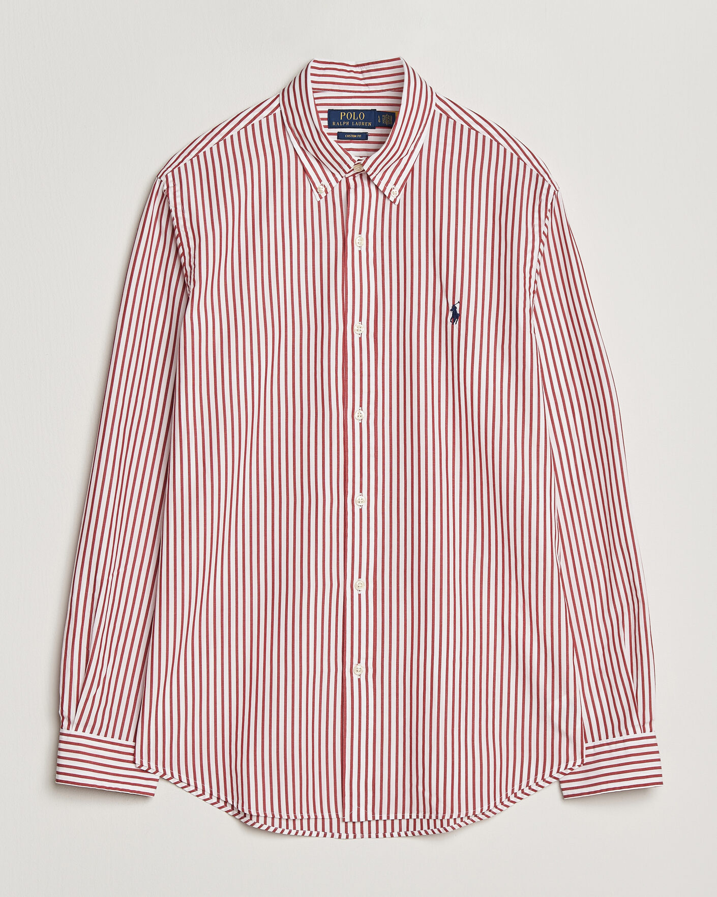 Heren | Overhemden | Polo Ralph Lauren | Custom Fit Poplin Striped Shirt Bristol Red