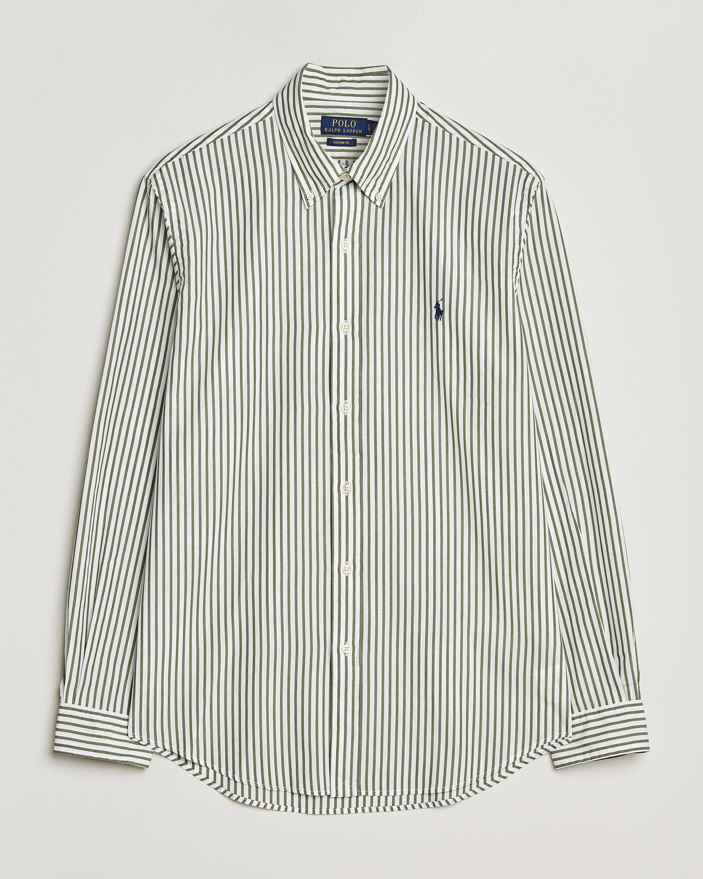 Heren | Overhemden | Polo Ralph Lauren | Custom Fit Poplin Striped Shirt Garden Trail