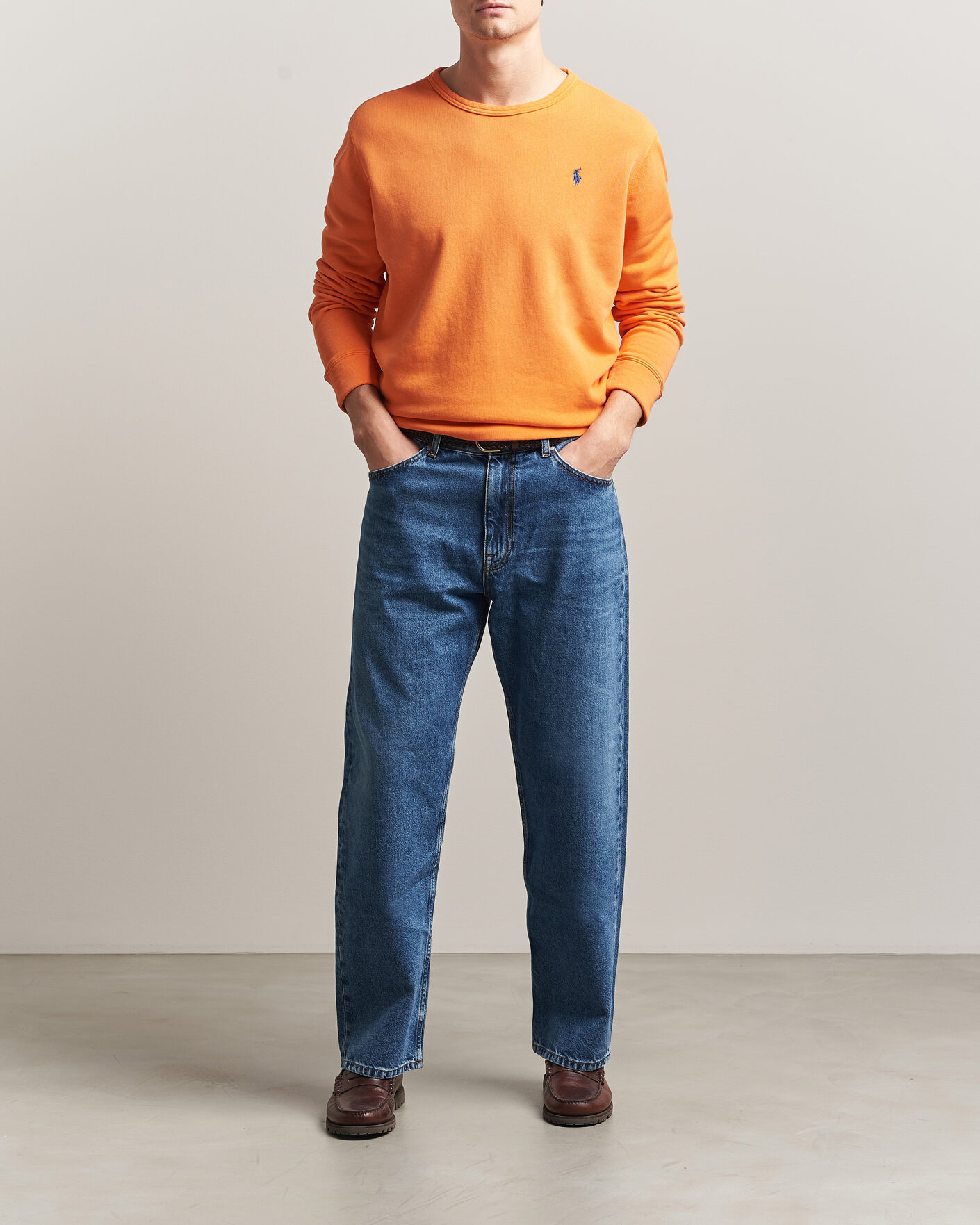 Heren | Truien | Polo Ralph Lauren | Island Terry Sweatshirt Resort Orange