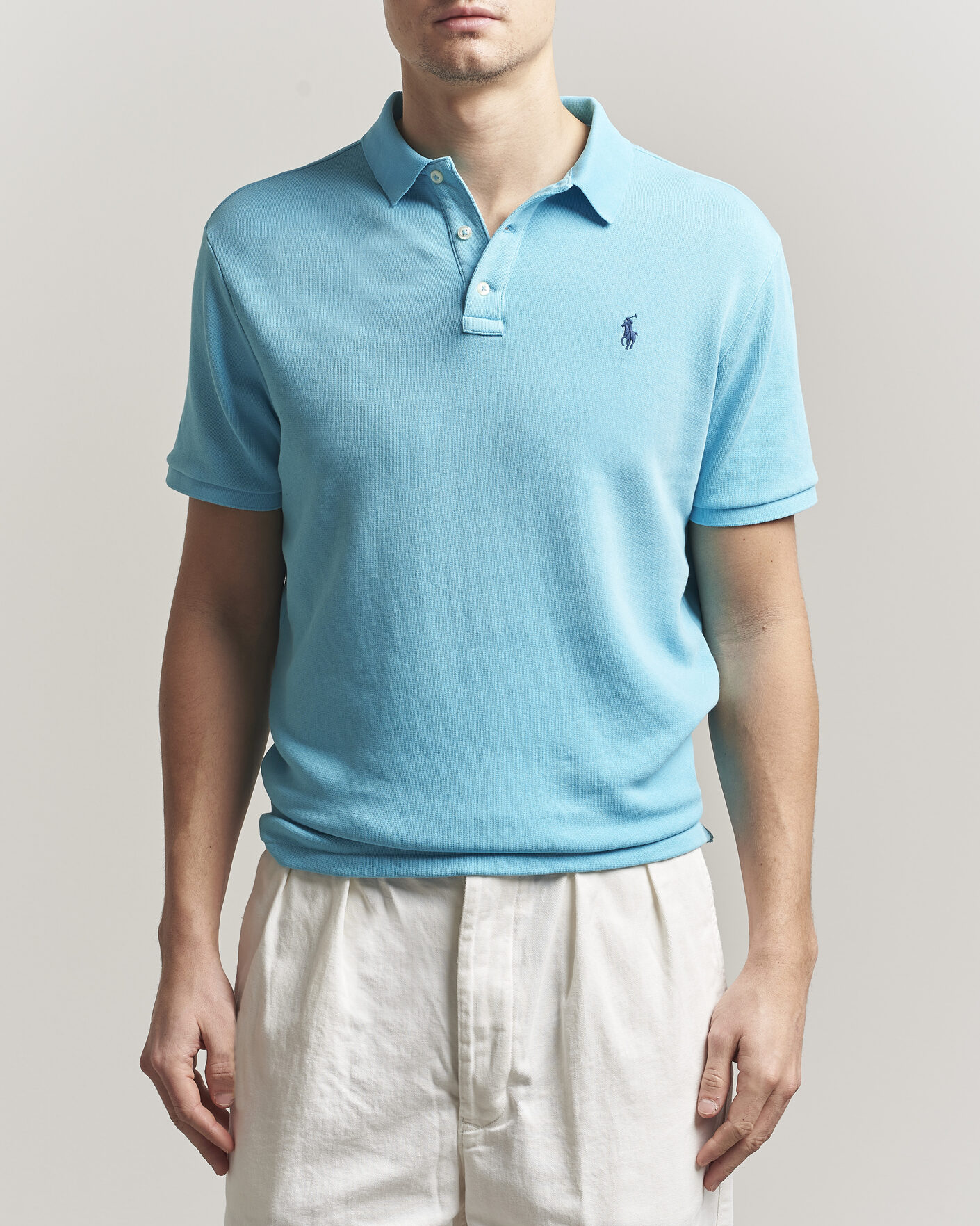 Heren | Polo's | Polo Ralph Lauren | Island Terry Polo Perfect Turqoise