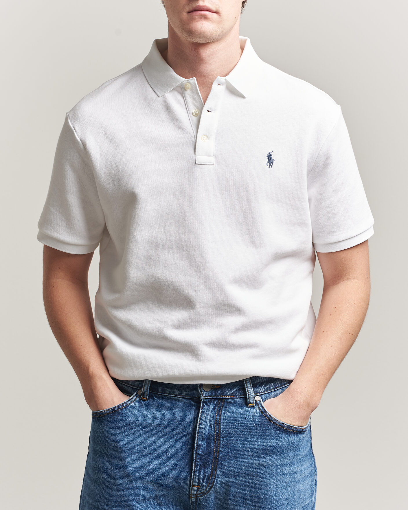 Heren | Polo's | Polo Ralph Lauren | Island Terry Polo White