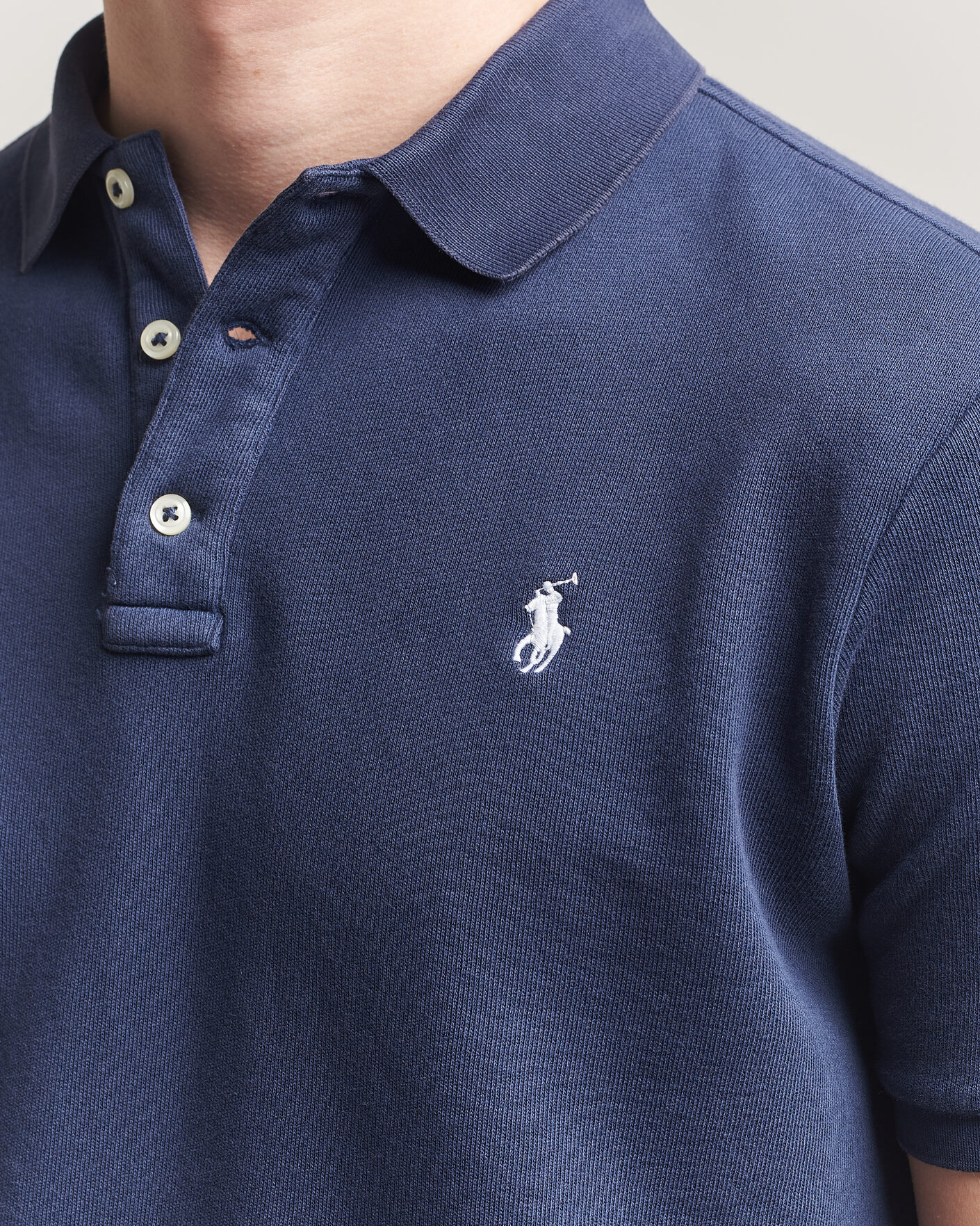 Heren | Polo's | Polo Ralph Lauren | Island Terry Polo Newport Navy
