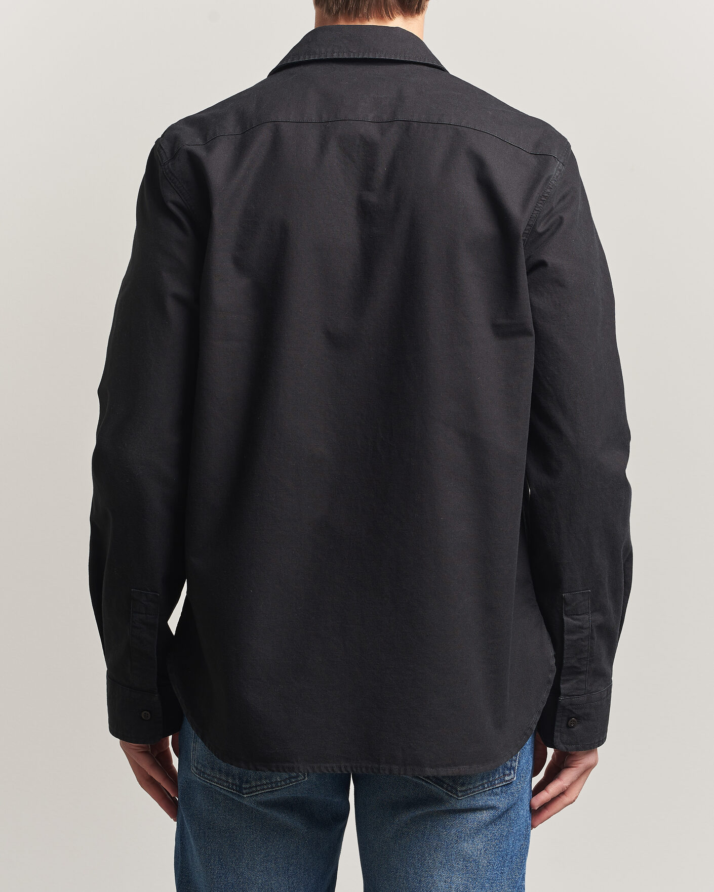 Heren | Overhemden | A.P.C. | Safari Cotton/Linen Overshirt Faded Black
