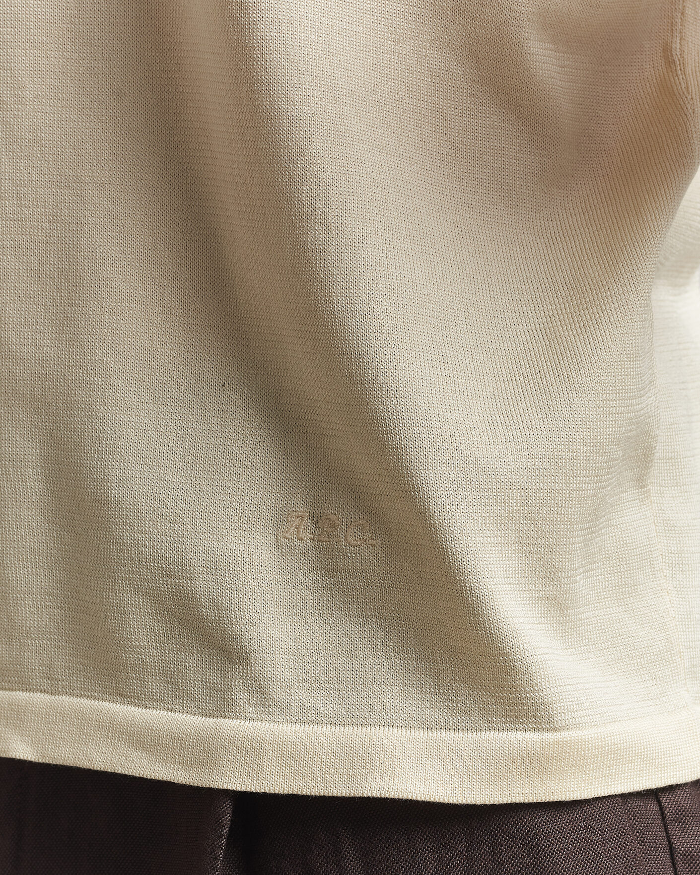 Heren | Polo's | A.P.C. | Colin Knitted Polo Ecru