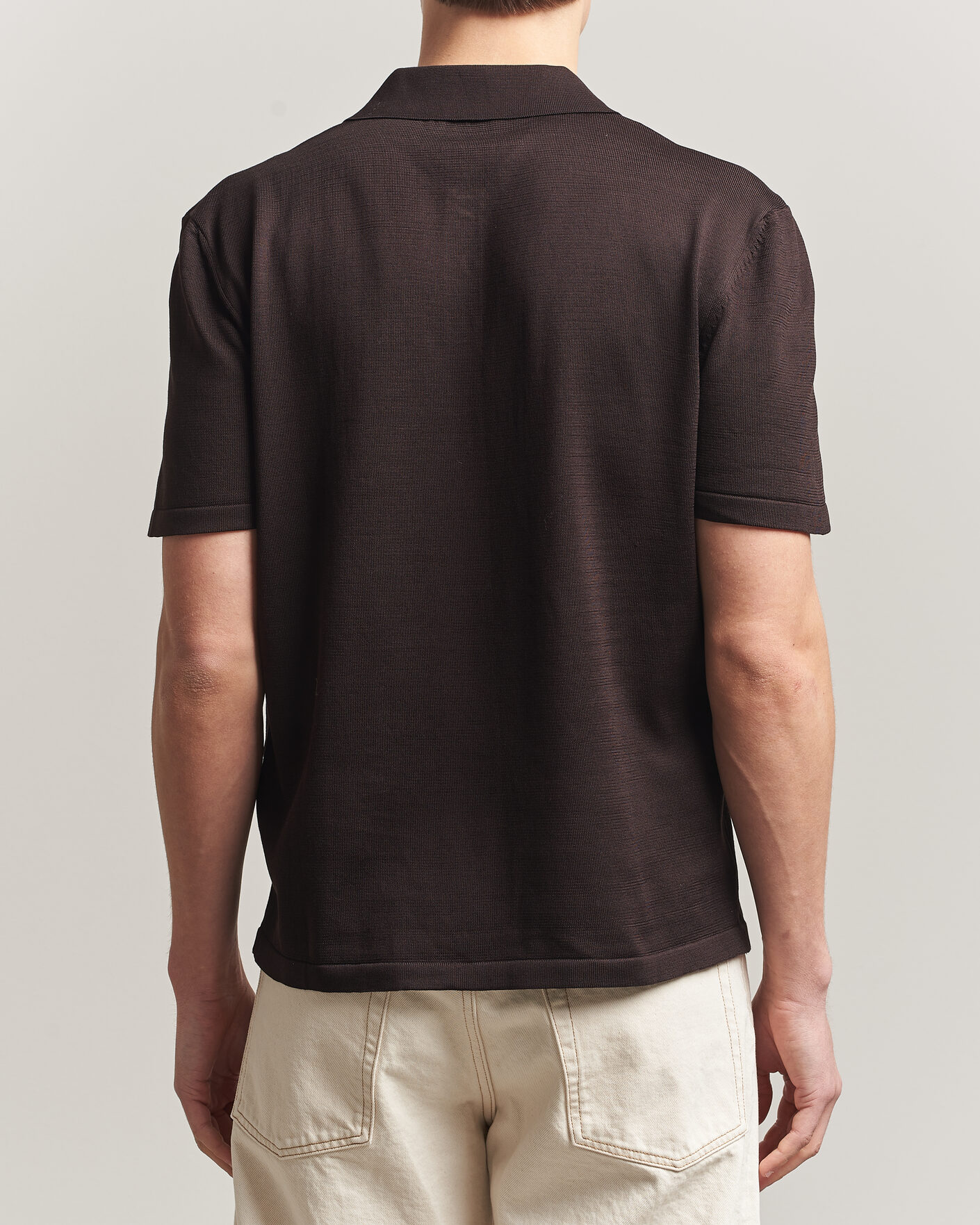 Heren | Polo's | A.P.C. | Colin Knitted Polo Brown