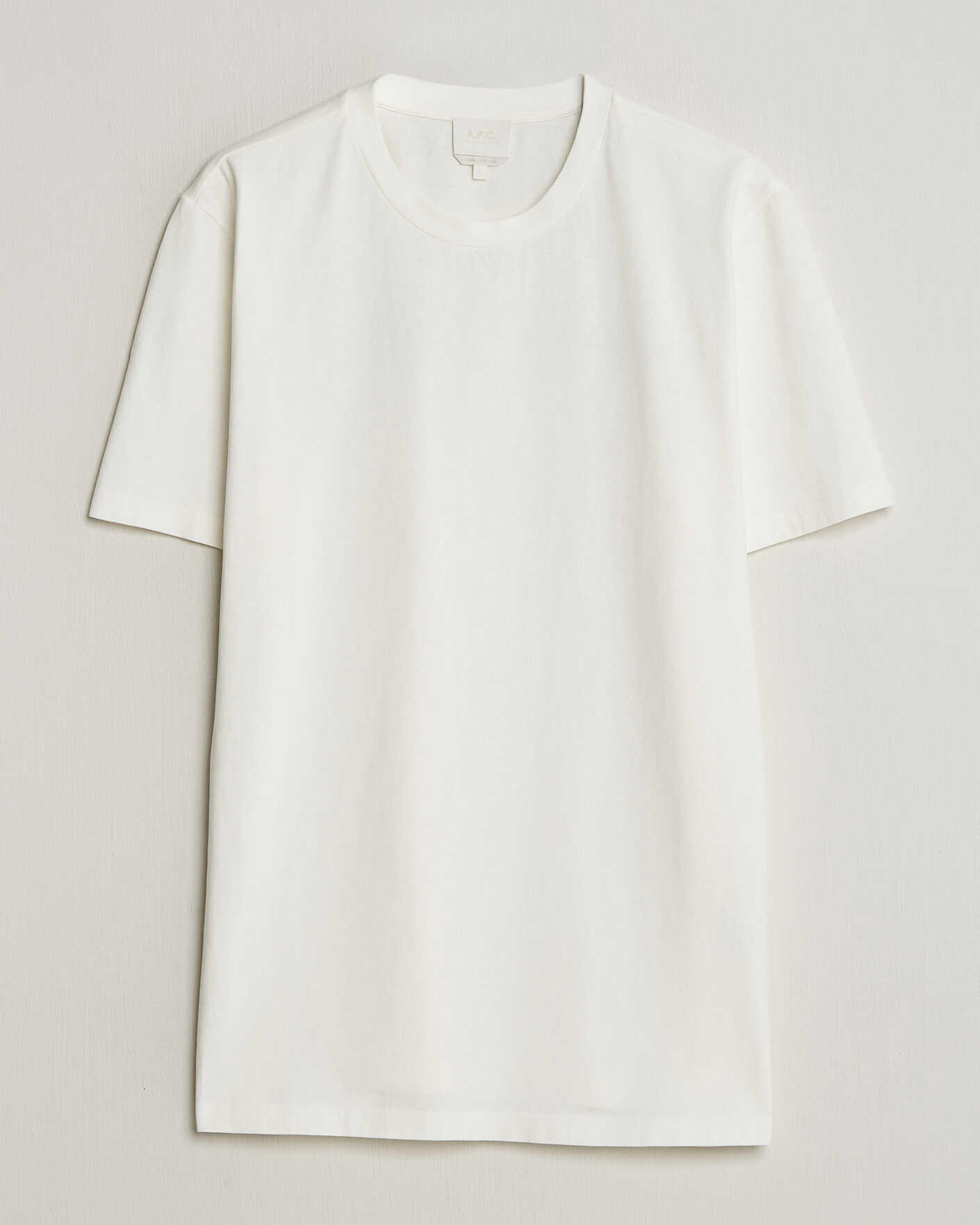 Heren | T-shirts | A.P.C. | Printed Crew Neck T-Shirt Off White