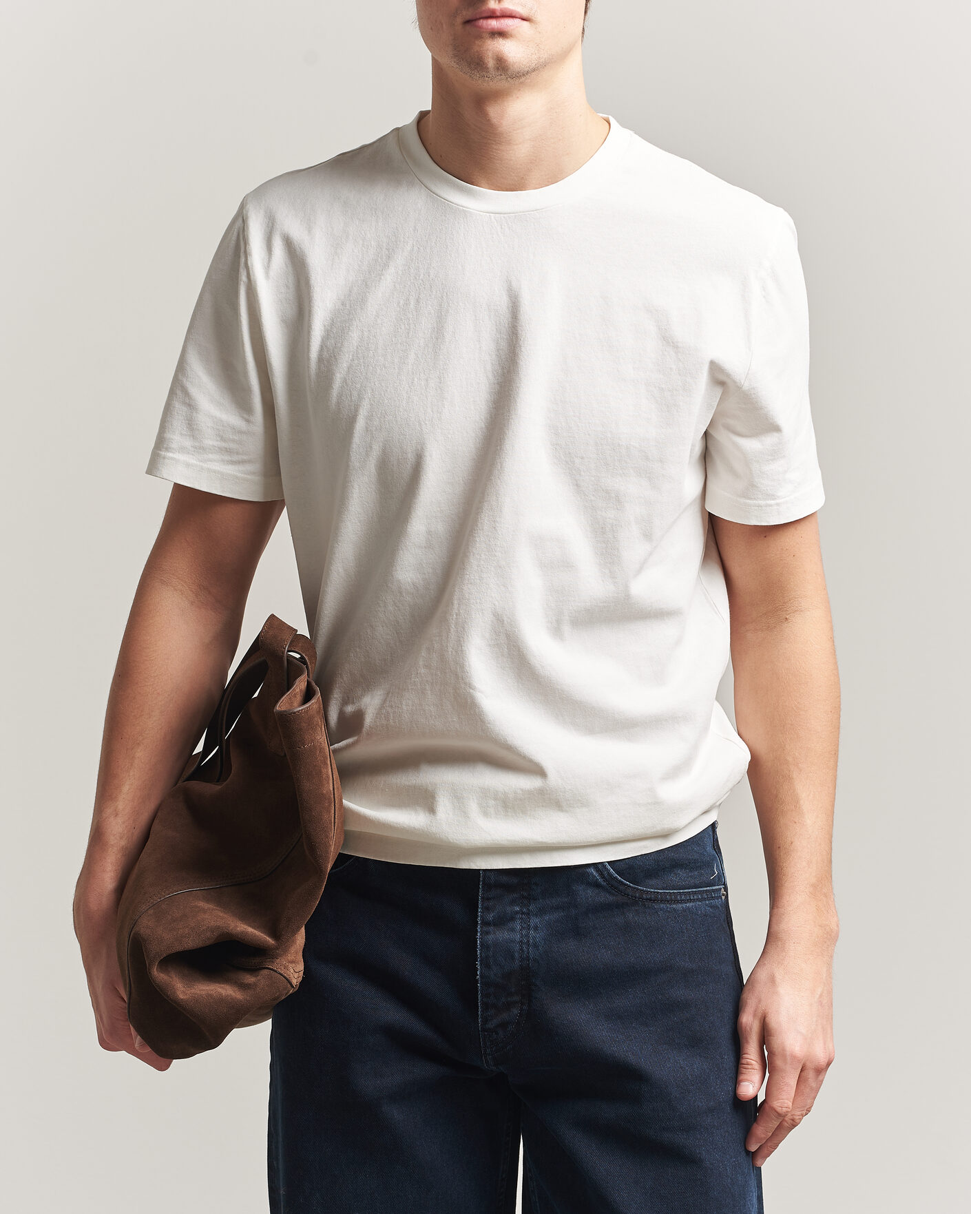 Heren | T-shirts | A.P.C. | Printed Crew Neck T-Shirt Off White