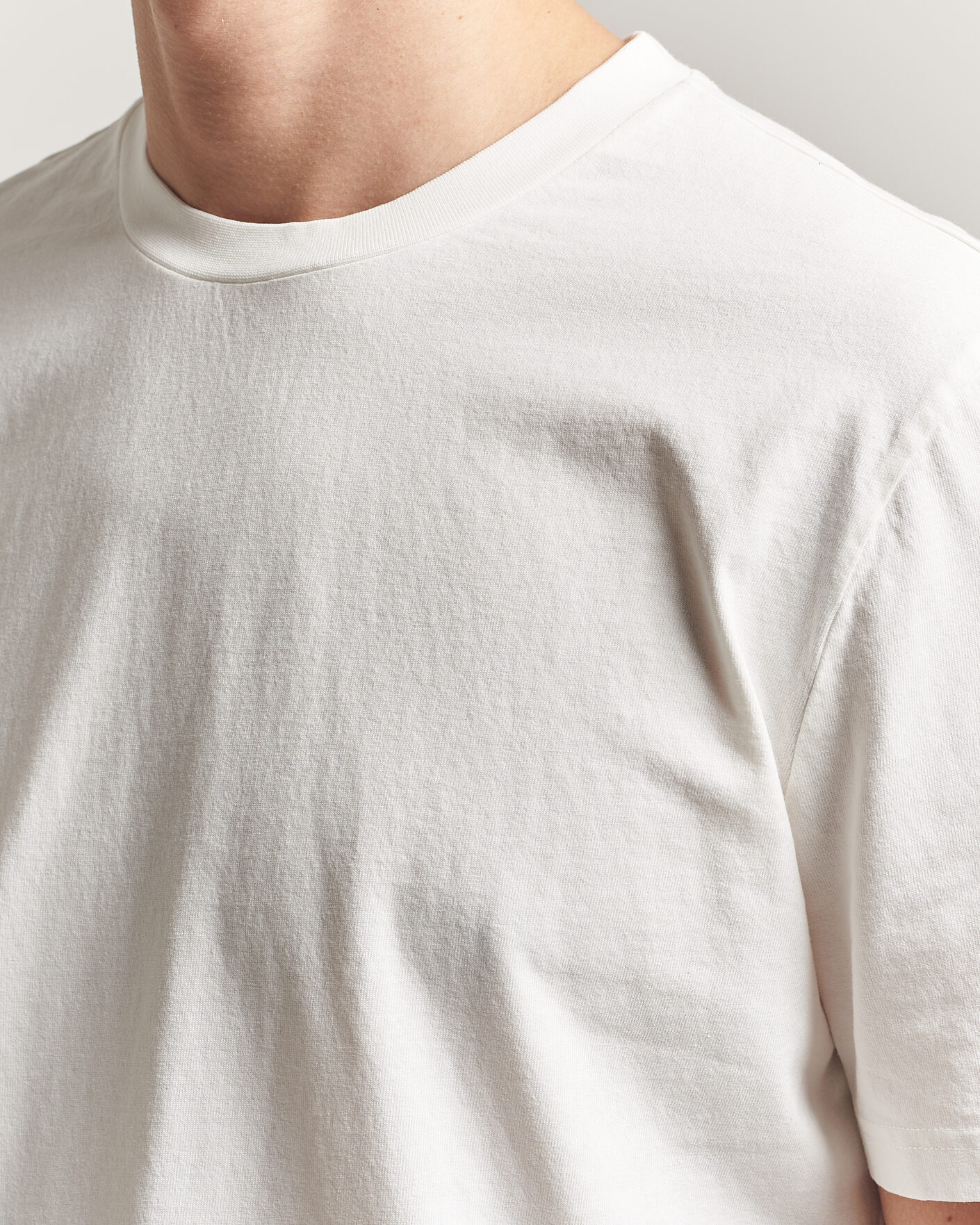 Heren | T-shirts | A.P.C. | Printed Crew Neck T-Shirt Off White