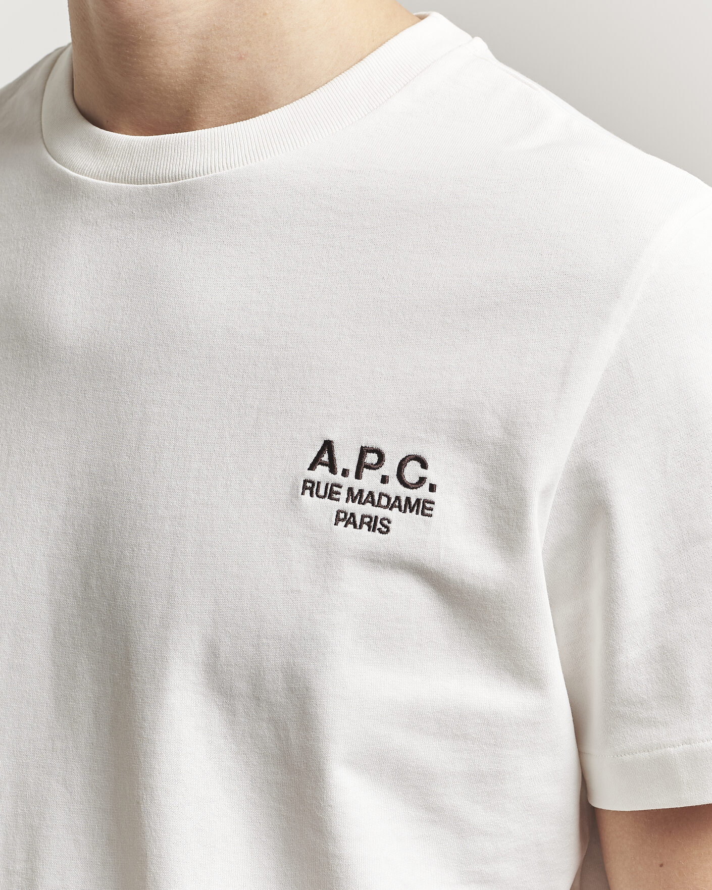 Heren | T-shirts | A.P.C. | Rue Madame T-Shirt Off White
