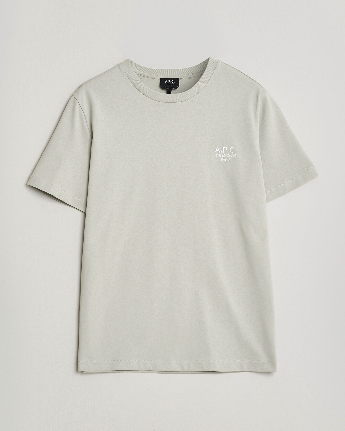 Heren | T-shirts | A.P.C. | Rue Madame T-Shirt Light Green