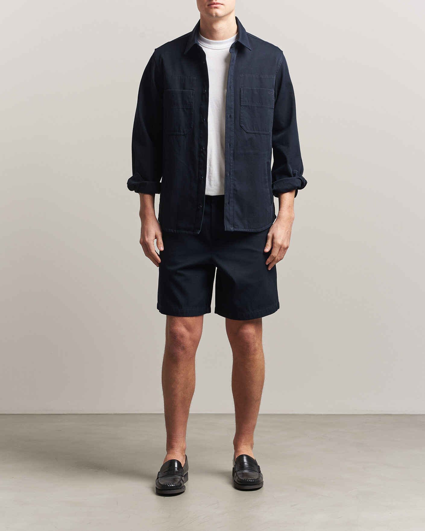 Heren | Overhemden | A.P.C. | Noah Cotton Overshirt Dark Navy