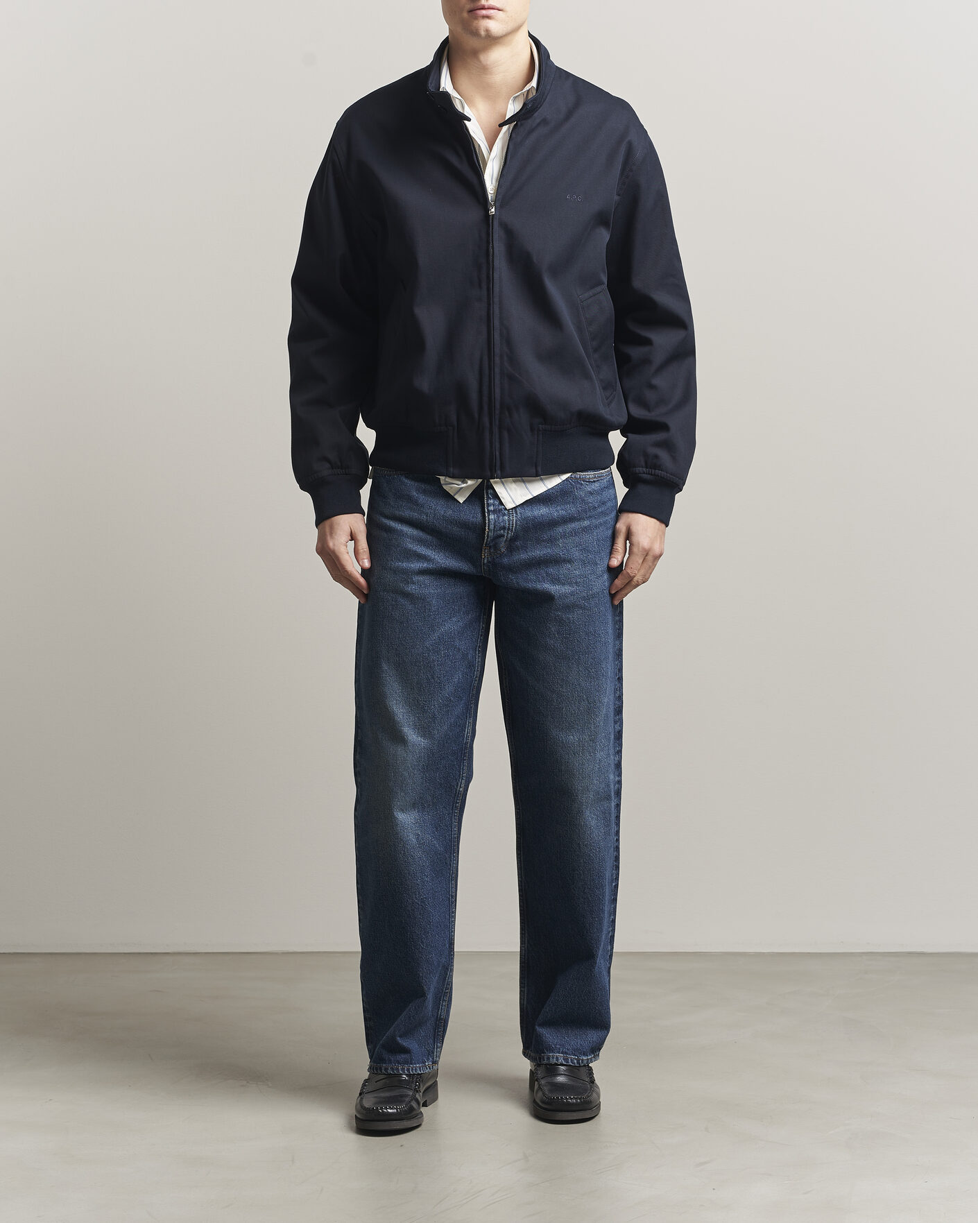 Heren | Jassen | A.P.C. | Zipped Jacket Dark Navy