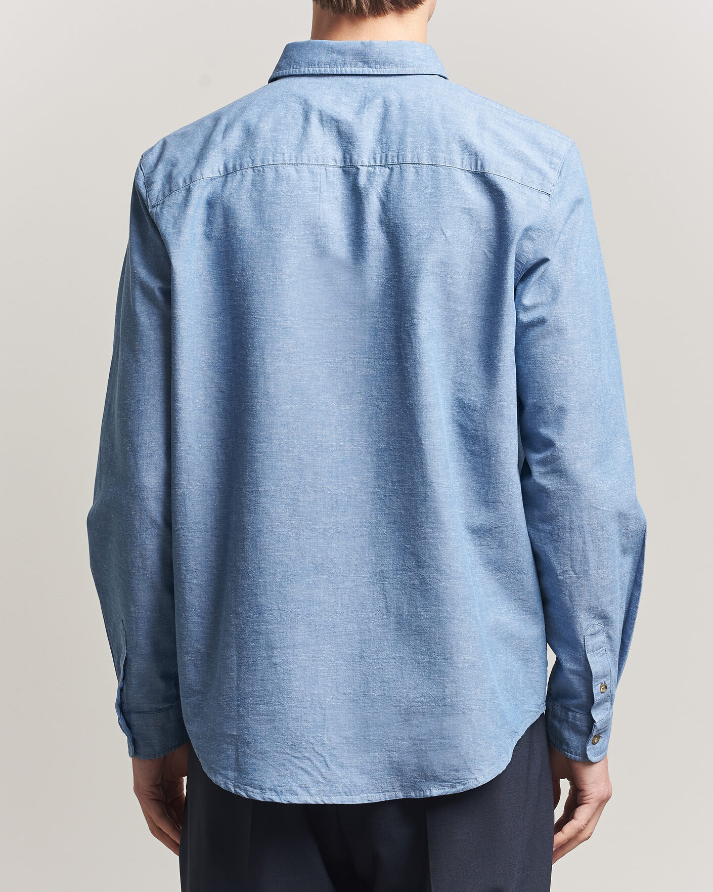 Heren | Overhemden | A.P.C. | Harris Cotton/Linen Shirt Blue