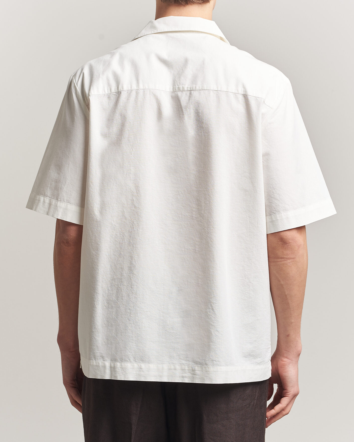 Heren | Overhemden | A.P.C. | Jude Cotton/Linen Short Sleeve Shirt White