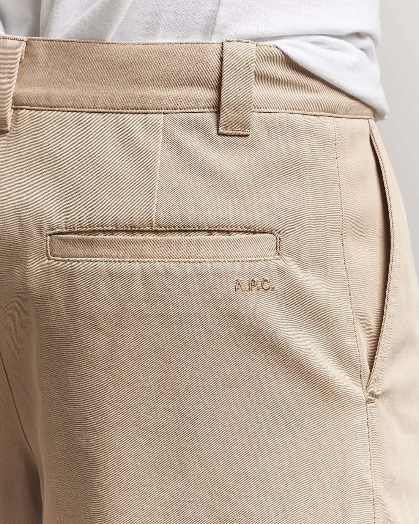 Heren | Korte broek | A.P.C. | Otis Cotton Chino Shorts Beige