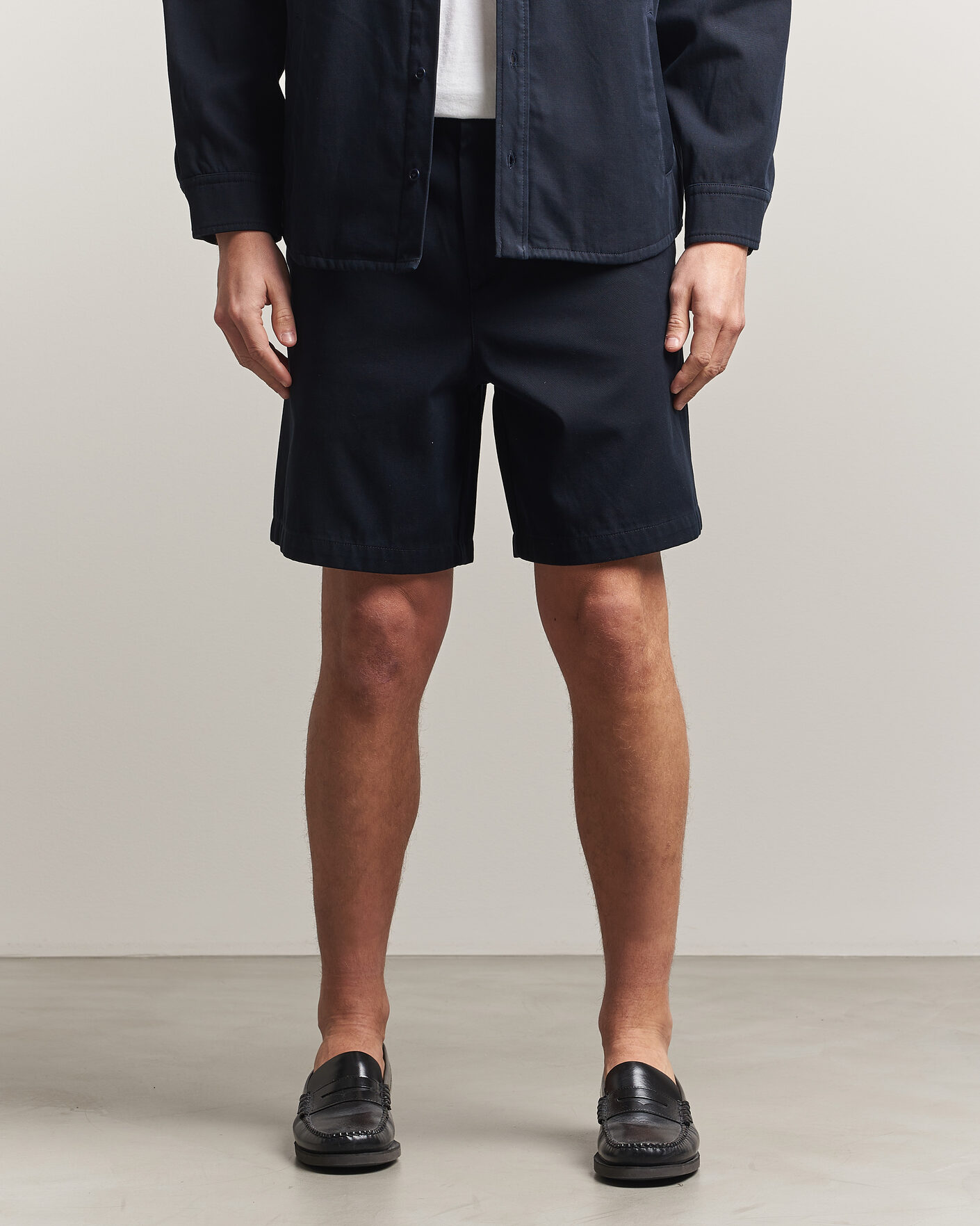 Heren | Korte broek | A.P.C. | Otis Cotton Chino Shorts Dark Navy