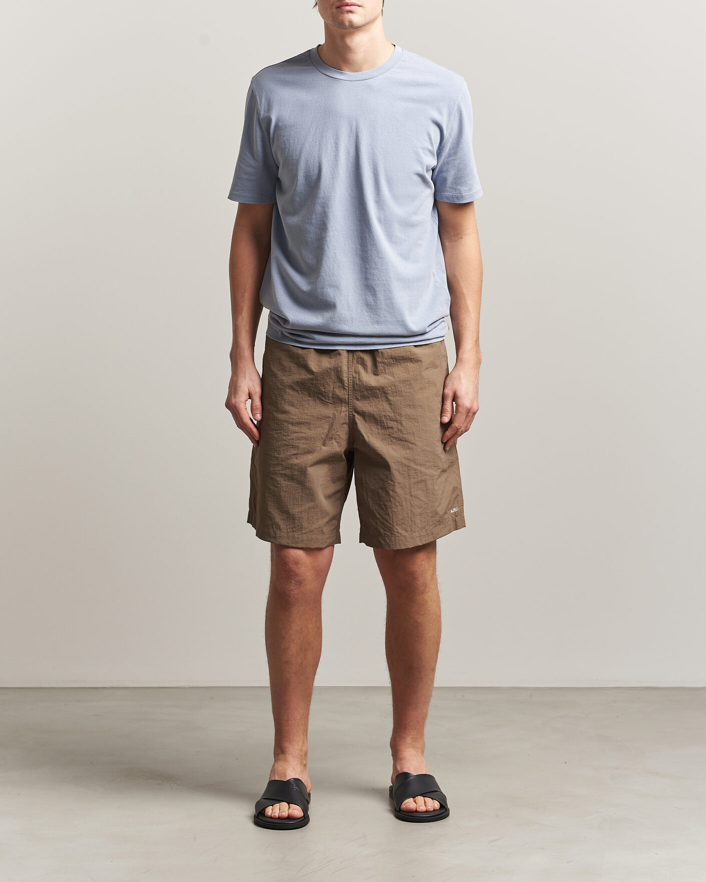 Heren | Korte broek | A.P.C. | Rio Drawstring Shorts Dark Beige