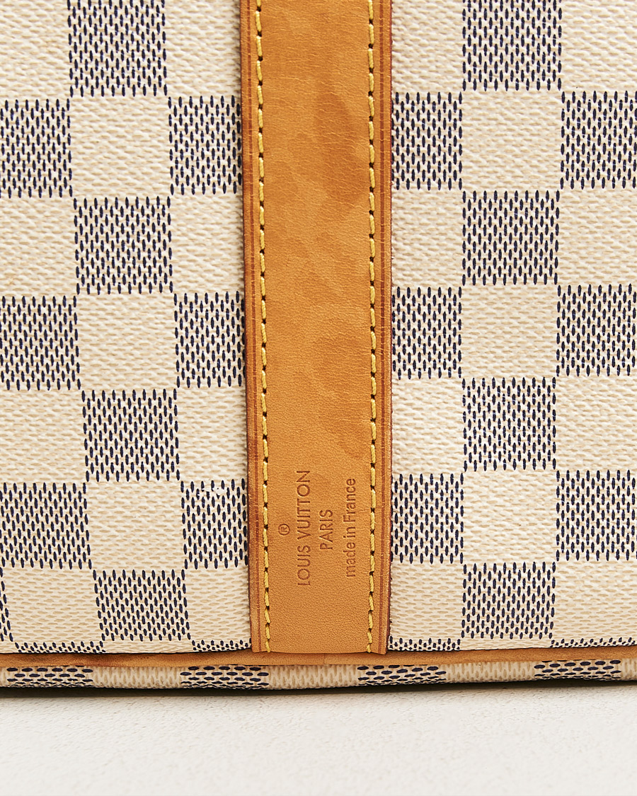 Heren | Pre-Owned & Vintage Bags | Louis Vuitton Pre-Owned | Keepall Bandouliére Damier Azur