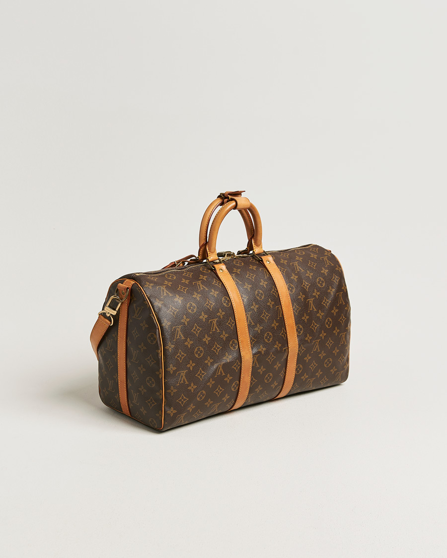 Heren | Pre-Owned & Vintage Bags | Louis Vuitton Pre-Owned | Keepall Monogram