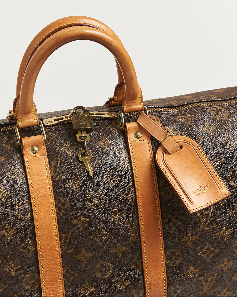 Heren | Pre-Owned & Vintage Bags | Louis Vuitton Pre-Owned | Keepall Monogram