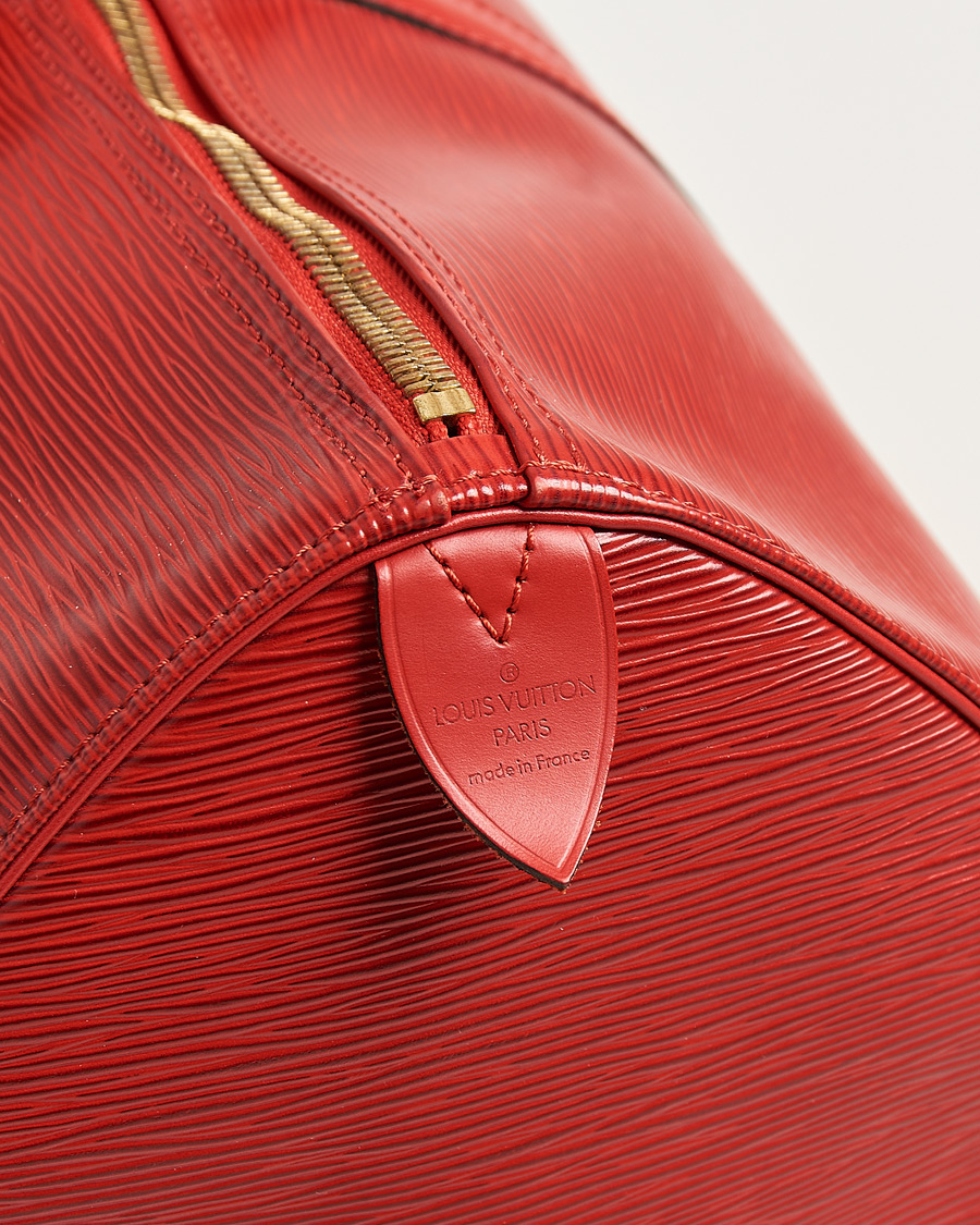 Heren | Pre-Owned & Vintage Bags | Louis Vuitton Pre-Owned | Keepall 50 Epi Leather Red