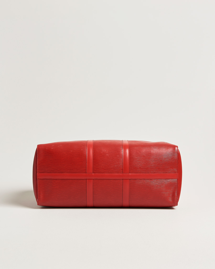Heren | Pre-Owned & Vintage Bags | Louis Vuitton Pre-Owned | Keepall 50 Epi Leather Red