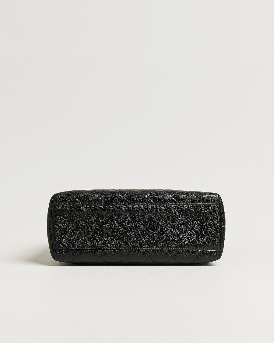 Heren | Pre-Owned & Vintage Bags | Chanel Pre-Owned | Kelly Top Handle Bag Caviar Black