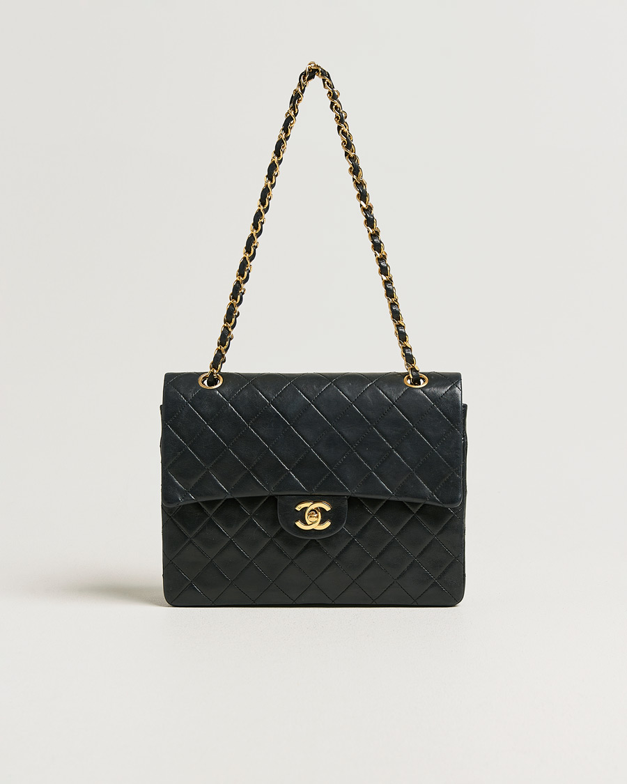 Heren | Pre-Owned & Vintage Bags | Chanel Pre-Owned | Single Flap Bag Lambskin Black