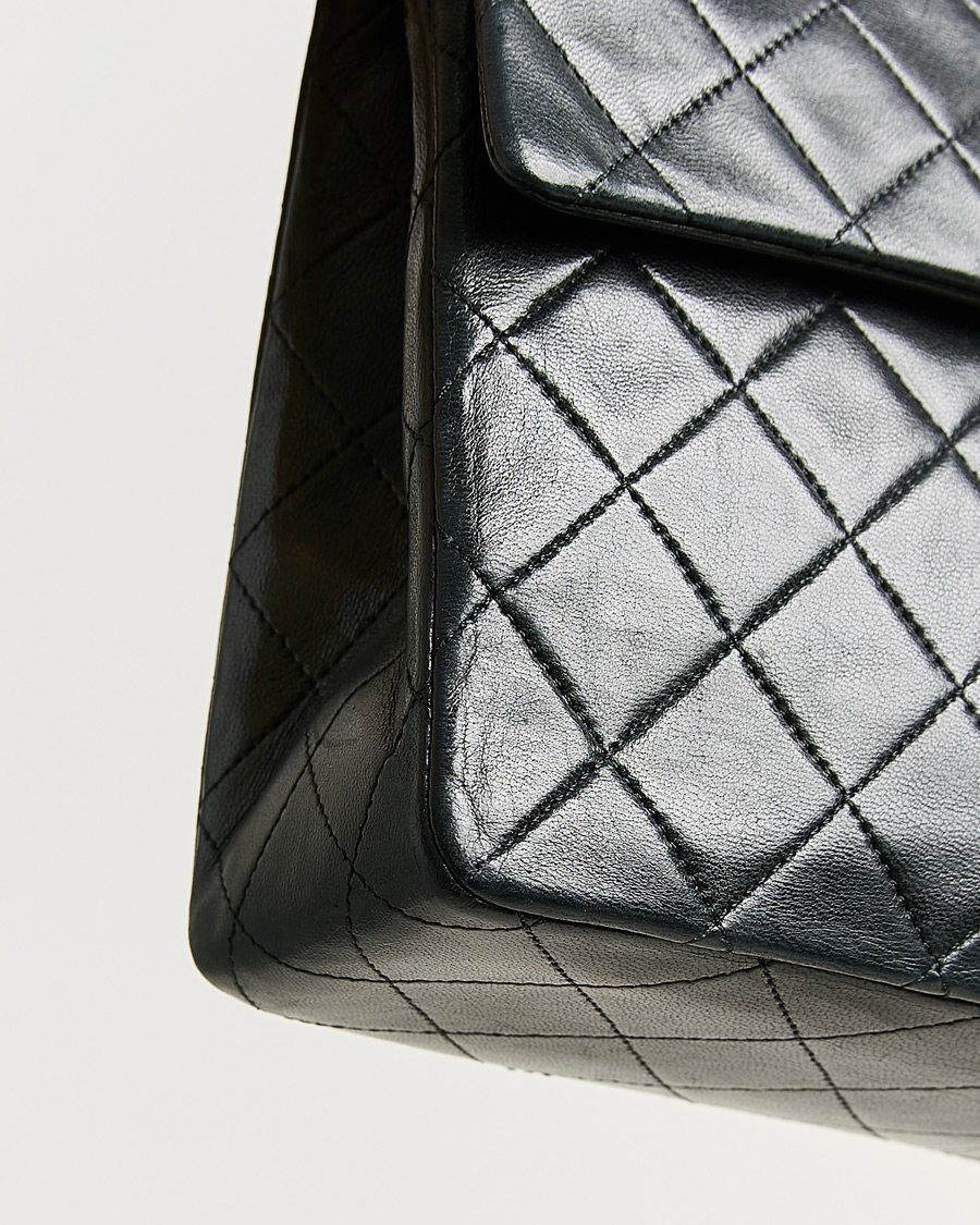 Heren | Pre-Owned & Vintage Bags | Chanel Pre-Owned | Single Flap Bag Lambskin Black