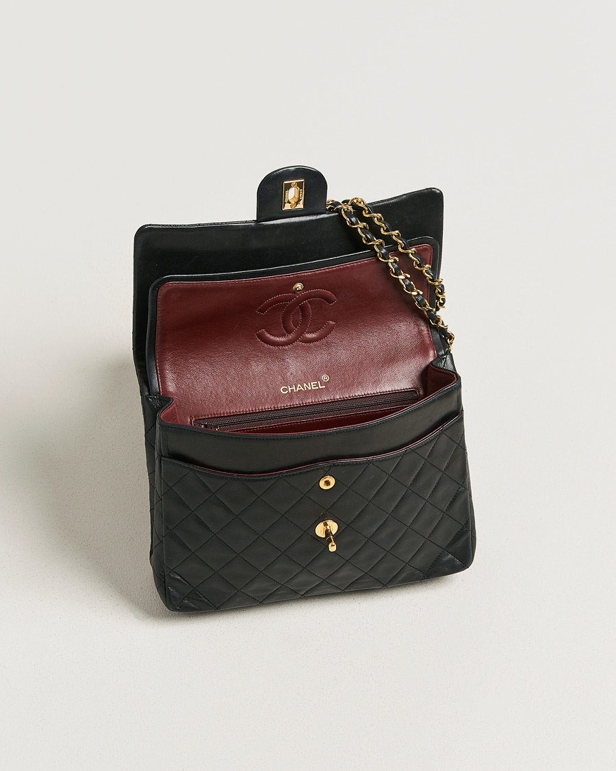 Heren | Pre-Owned & Vintage Bags | Chanel Pre-Owned | Classic Double Flap Small Lamskin Black