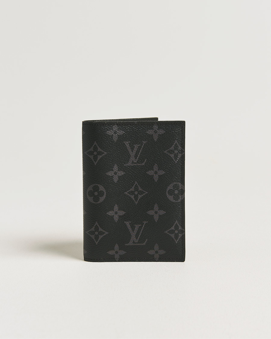 Heren | Pre-Owned & Vintage Bags | Louis Vuitton Pre-Owned | Passport Cover Monogram Eclipse