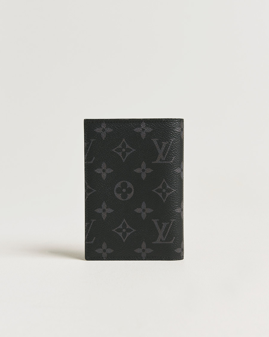 Heren | Pre-Owned & Vintage Bags | Louis Vuitton Pre-Owned | Passport Cover Monogram Eclipse