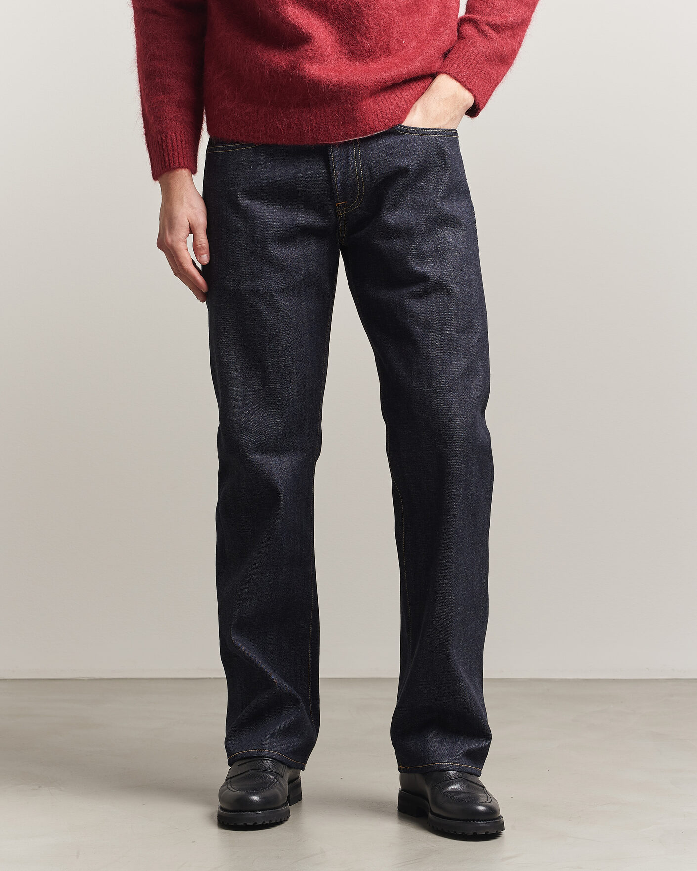 Heren | Jeans | EDWIN | No.47 Regular Straight Selvage Jeans Unwashed