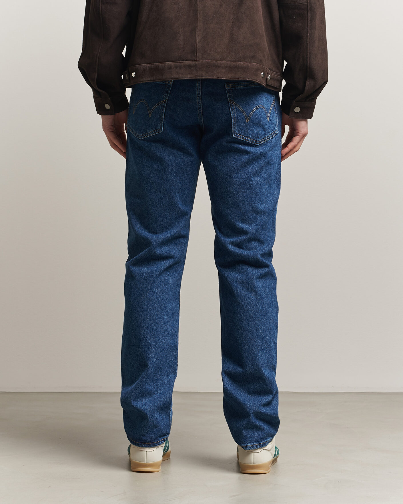 Heren | Jeans | EDWIN | Regular Straight Jeans Used Mid Blue
