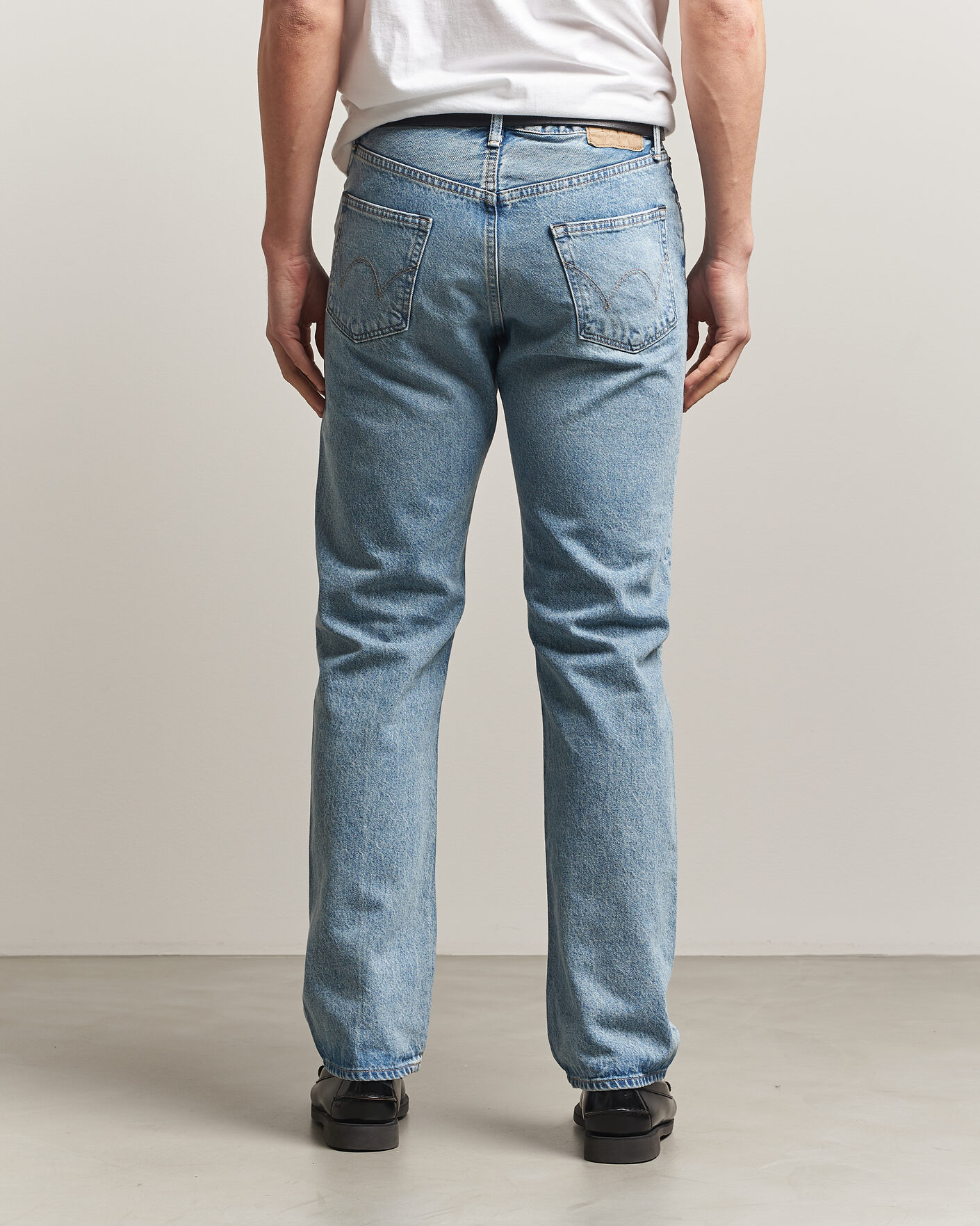 Heren | Broeken | EDWIN | Regular Straight Jeans Used Light Blue