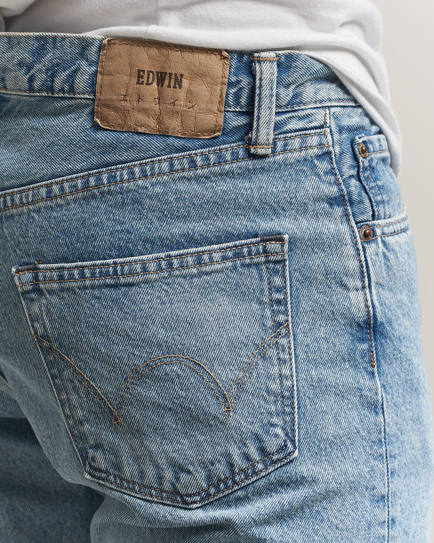 Heren | Broeken | EDWIN | Regular Straight Jeans Used Light Blue