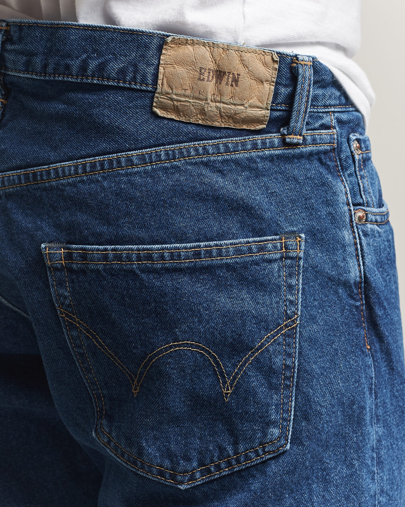 Heren | Jeans | EDWIN | Regular Tapered Jeans Used Mid Blue