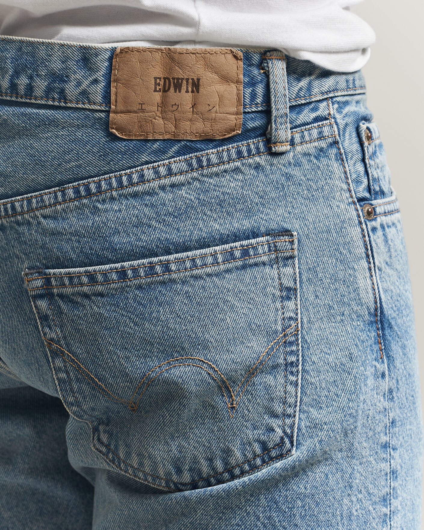 Heren | Jeans | EDWIN | Regular Tapered Jeans Used Light Blue