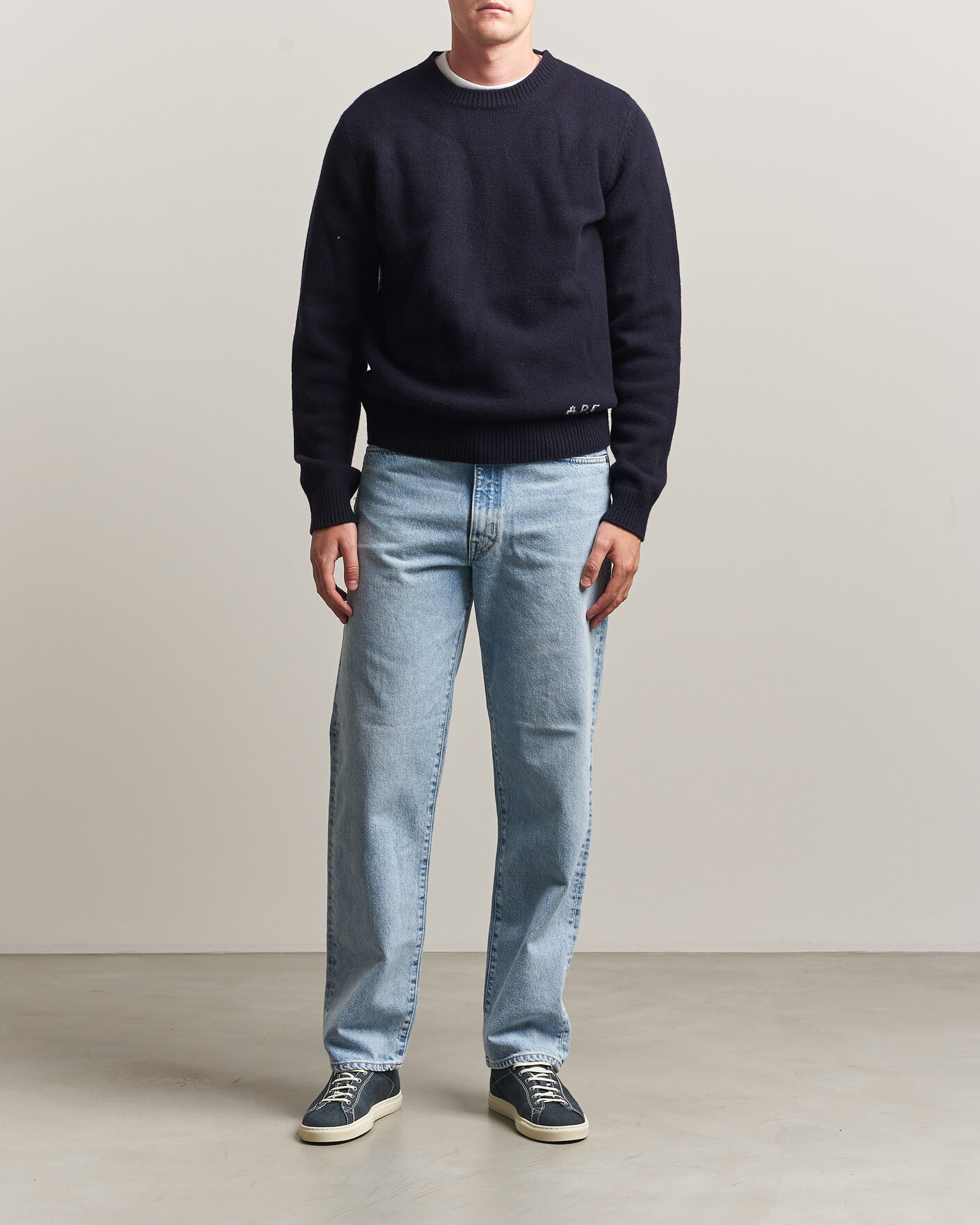 Heren | Jeans | EDWIN | Loose Straight Jeans Used Light Blue