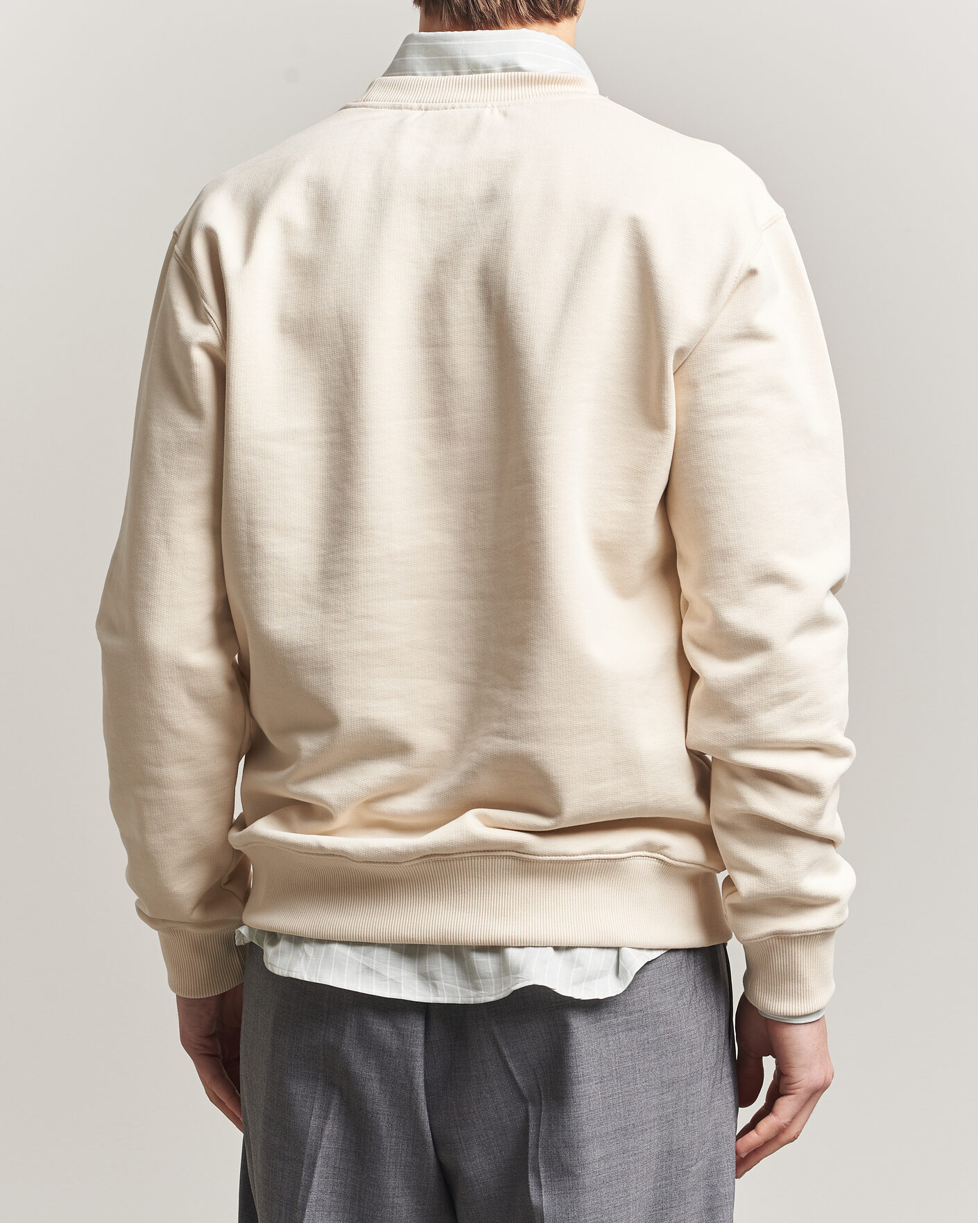 Heren | Truien | Drôle de Monsieur | Classic Slogan Sweatshirt Sand