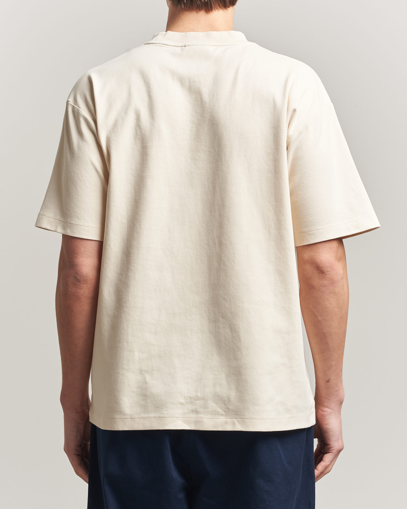 Heren | T-shirts | Drôle de Monsieur | Classic Slogan T-Shirt Sand